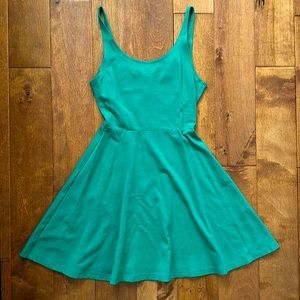 Express skater dress - green, XS